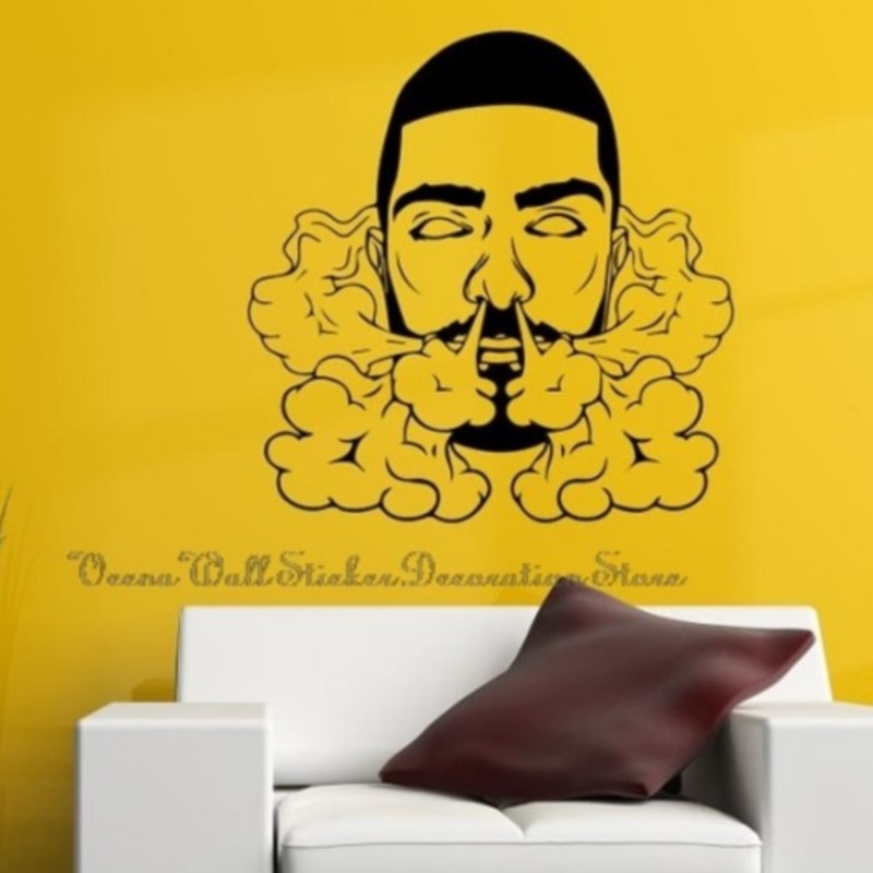 Vaping Store - Vape-pegatina de pared para fumar, tienda