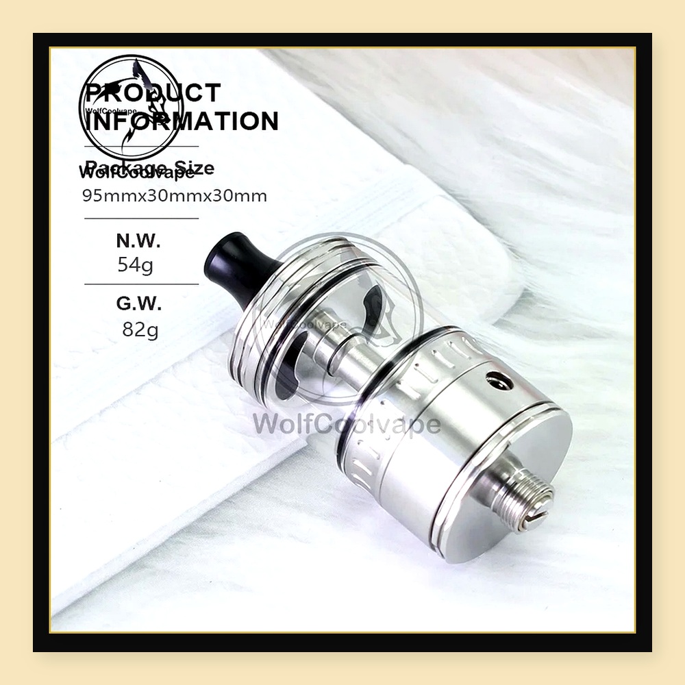 Atomizador Wolfcoolvape NOLA R - Vaping Air reseña y precio