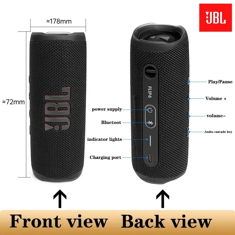 Altavoz Bluetooth cilíndrico J - Jbl Speaker Flip 6 reseña y precio
